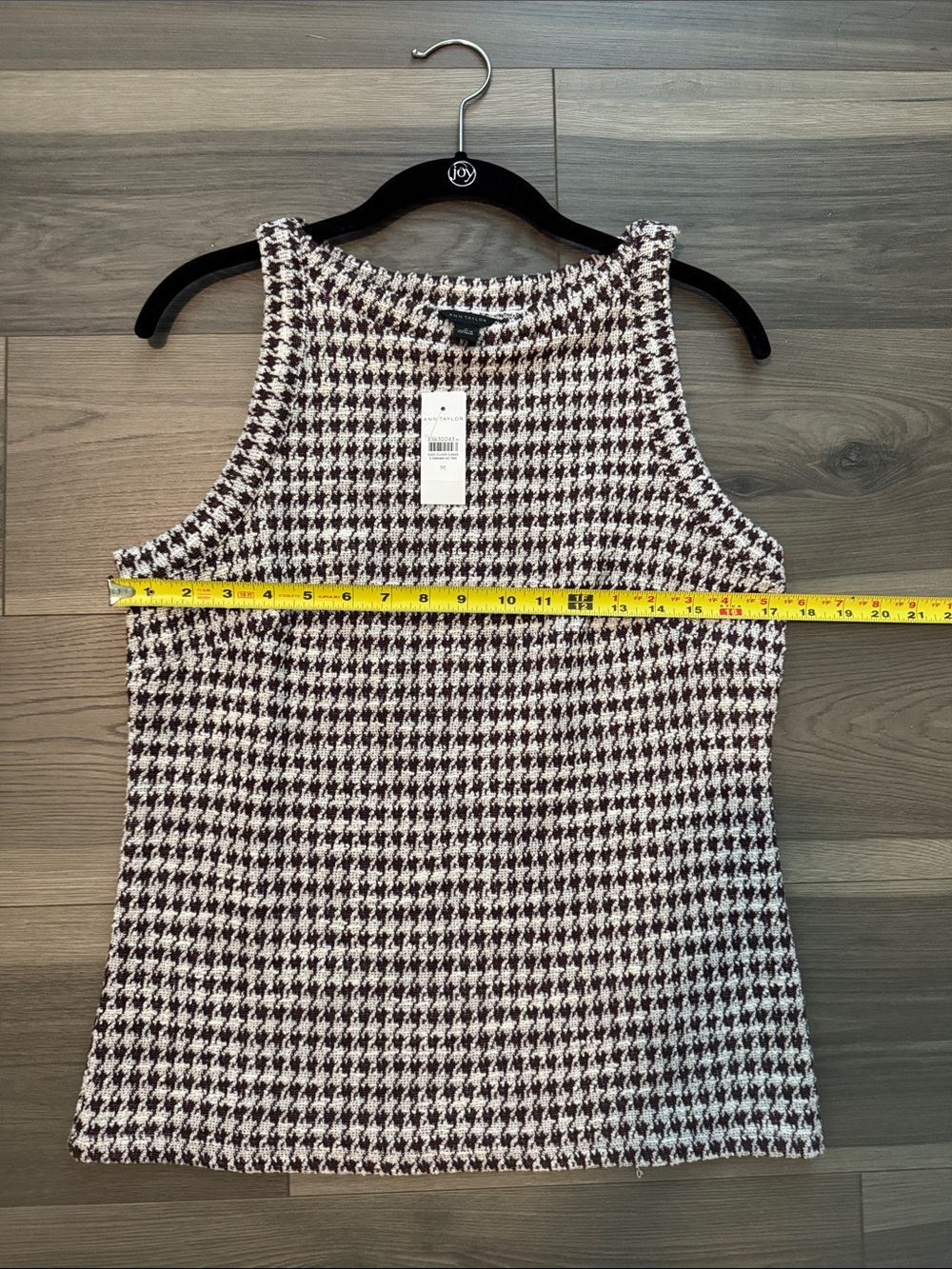 NWT Ann Taylor Tweed Look Top - Picture 8 of 11